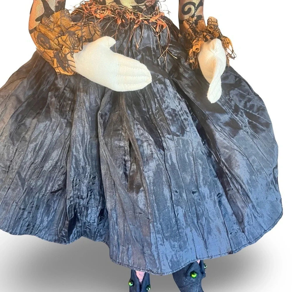 Halloween Witch Soft Sculpture Shelf Sitter by Joe Spencer